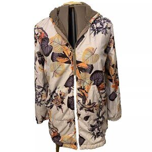 E-Retro. Sz XL. Fleece Lined Aloha Cruise Hoodie. Zip Up. Pouch Pockets. B48